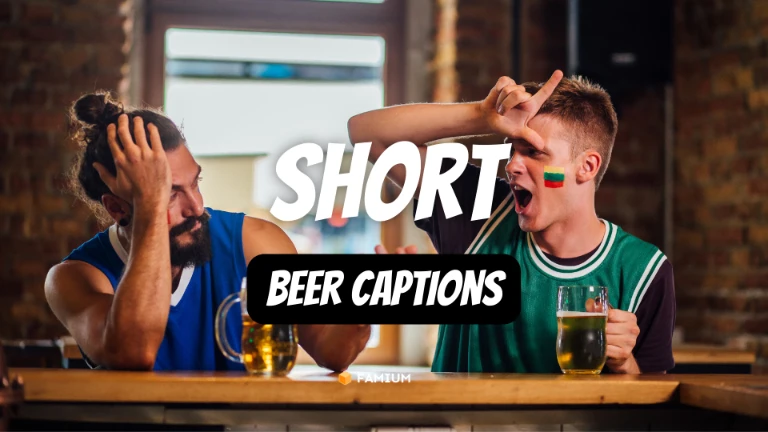 Short Beer Captions for Instagram